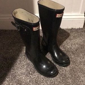 Hunter boots size 3